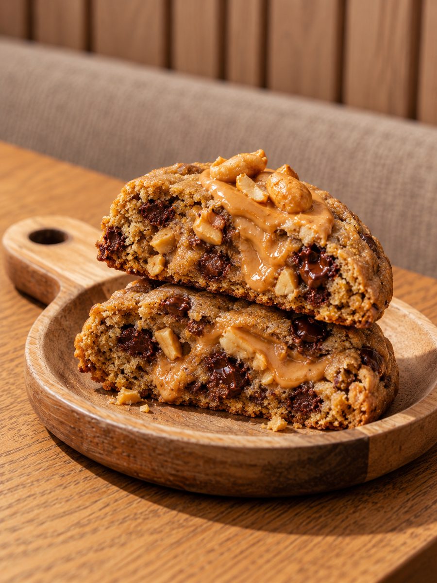 Cookie New-Yorkais · Beurre de cacahuète