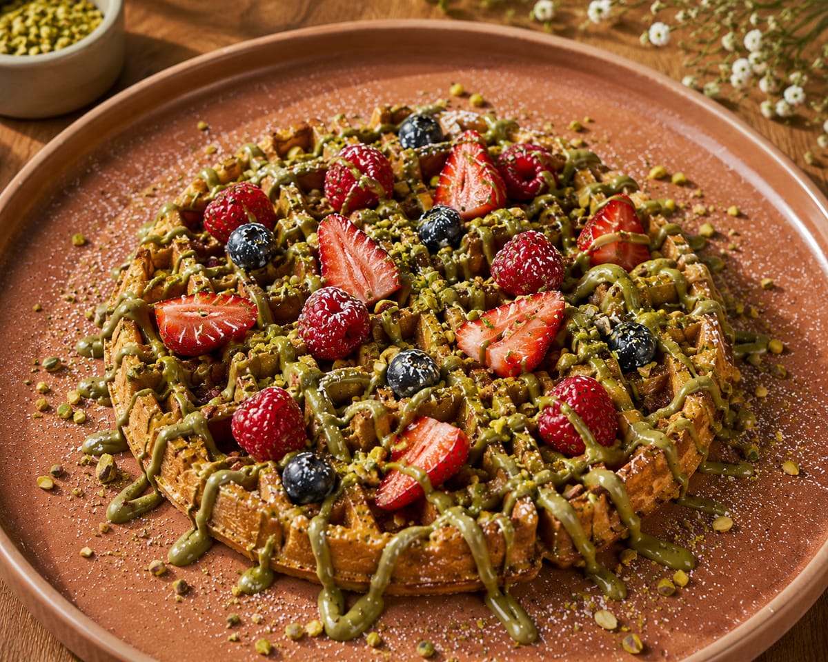Gaufre Matcha & Rouges